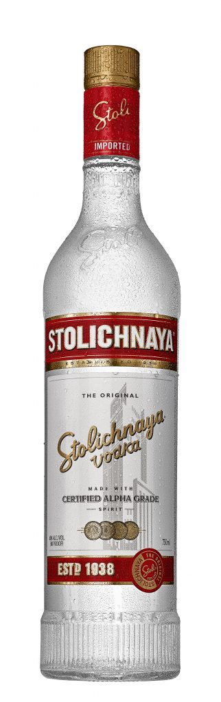 01 - Nova garrafa da vodka premium Stolichnaya