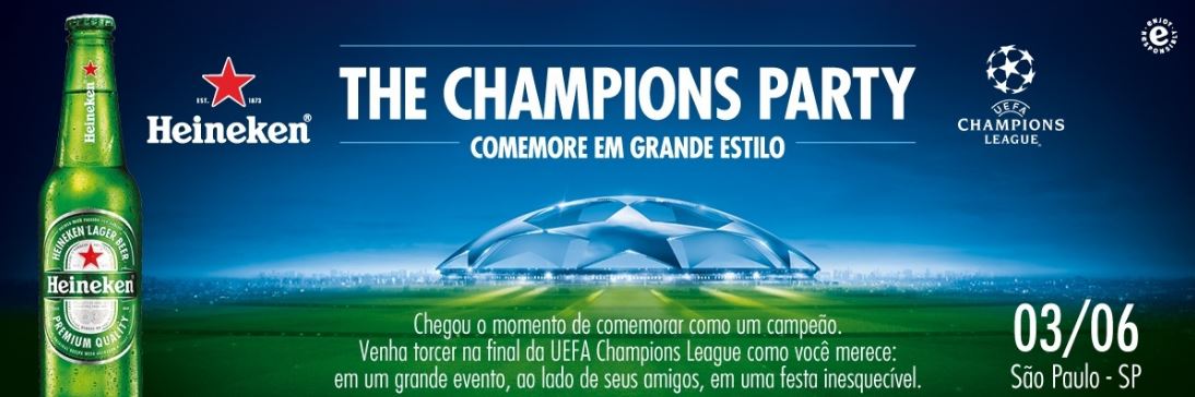 Marca de cerveja promoverá final da Champions League e tira